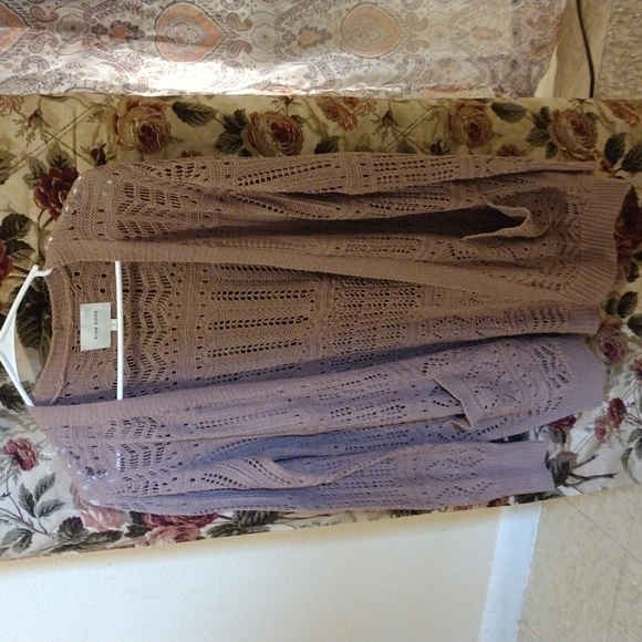 Pink Rose Sweaters - PINK Rose Cardigan
